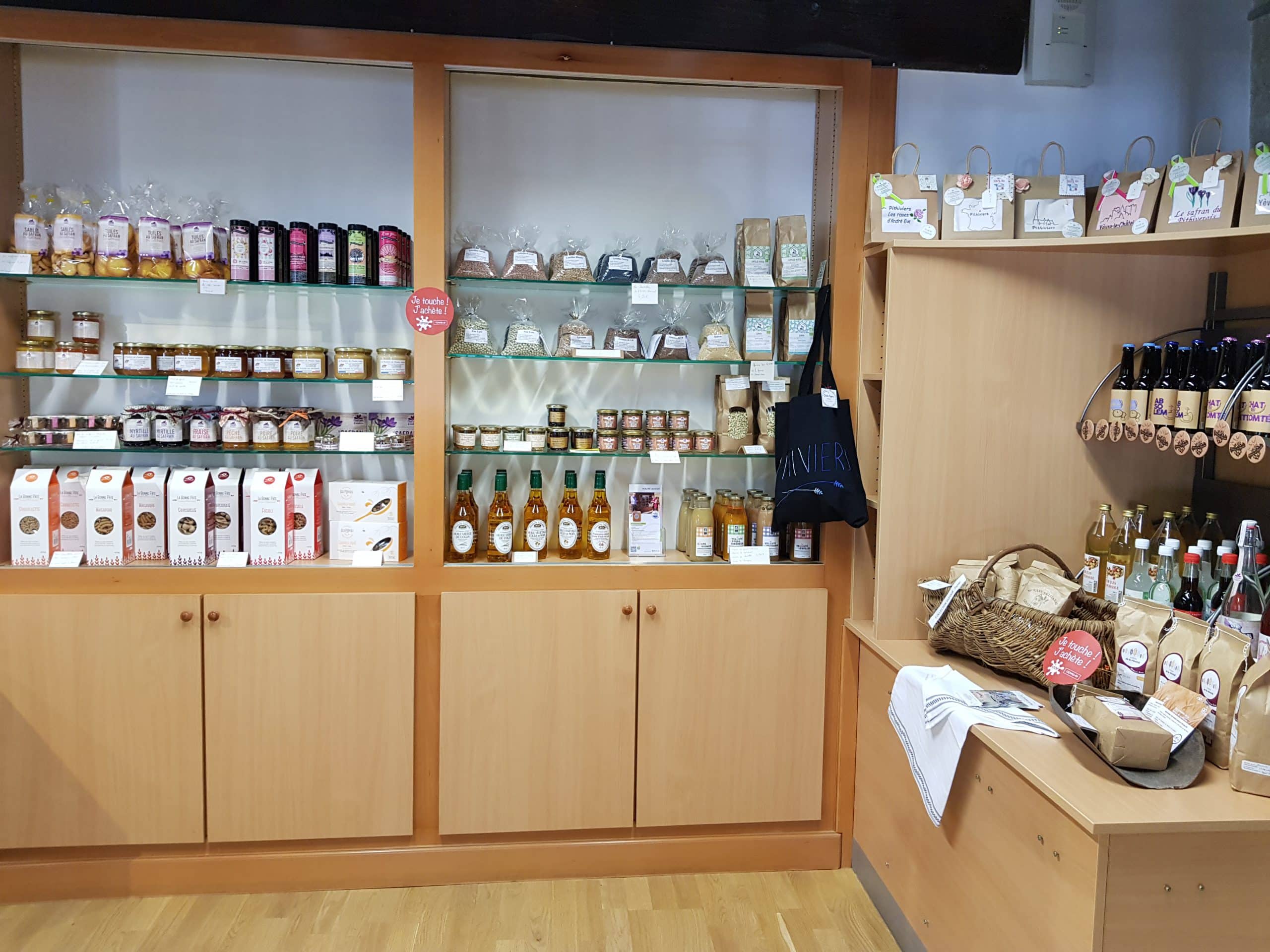 boutique de porduits locaux