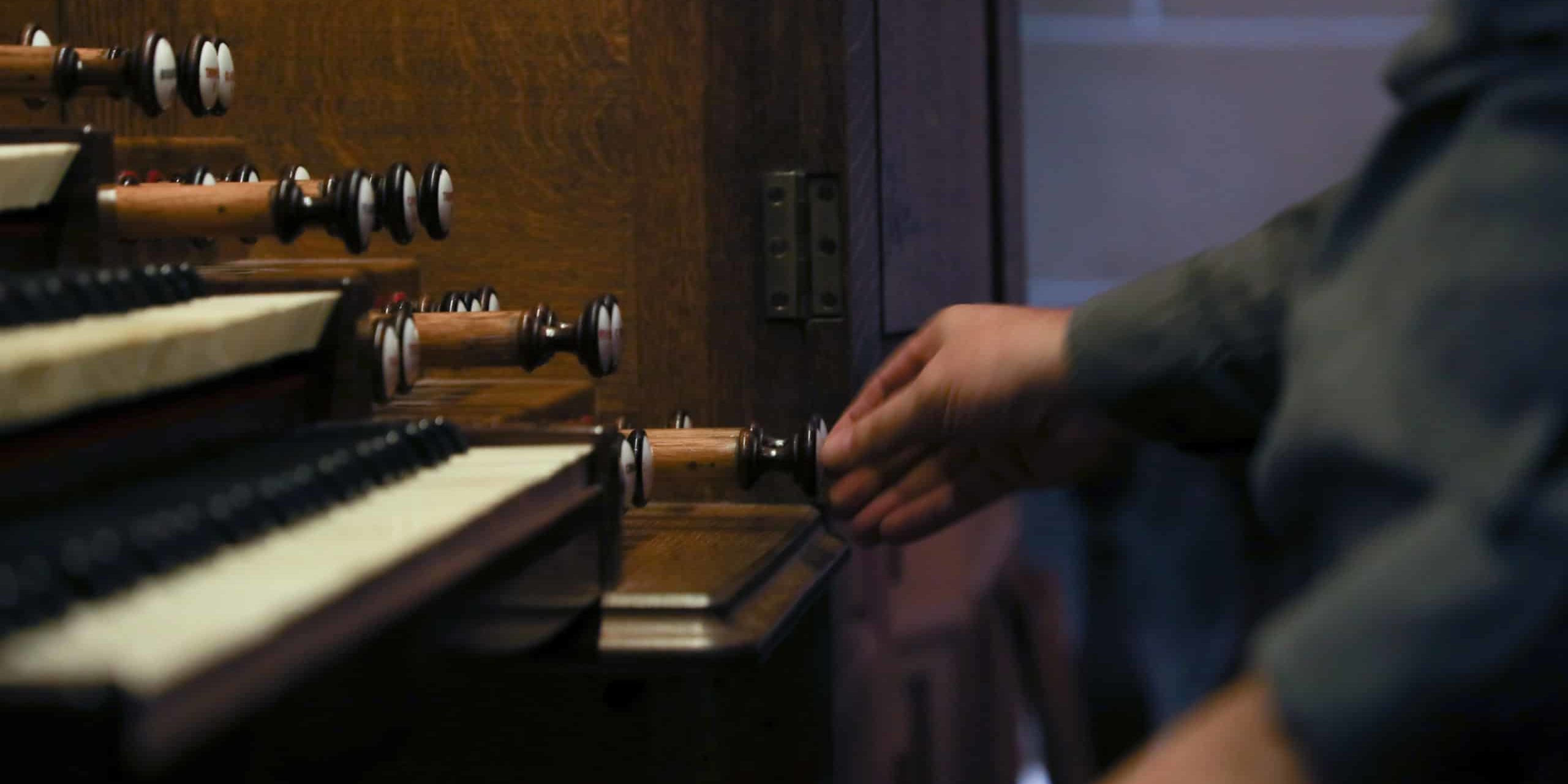 clavier du grand orgue de pithiviers