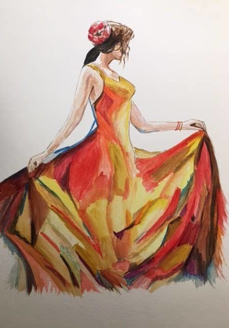 peinture femme